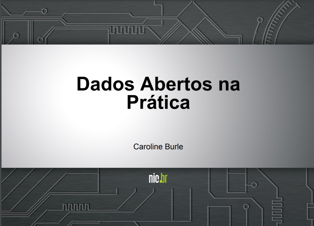 Primeira página da apresentação